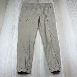 Psycho Bunny Pants Cargo Jogger Elastic Drawstring Utility Size 33
